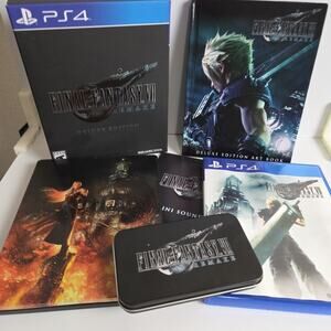 Final Fantasy VII 7 Remake Deluxe Edition PS4 FF7 Complete